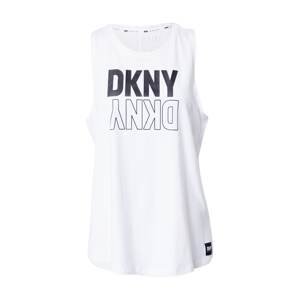 DKNY Performance Sportovní top  bílá / černá