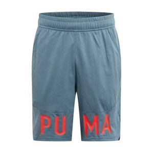PUMA Sportovní kalhoty  modrá / červená
