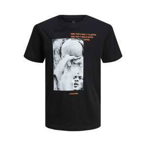 Jack & Jones Junior Tričko 'LEGENDS'  oranžová / černá / bílá