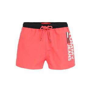 Tommy Hilfiger Underwear Plavecké šortky  noční modrá / bílá / svítivě růžová / ohnivá červená