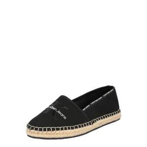 Calvin Klein Jeans Espadrilky  černá / bílá