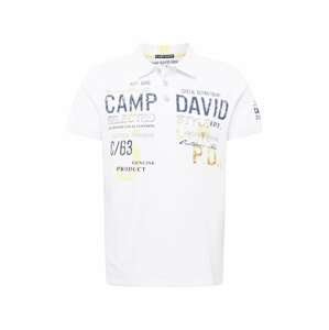 CAMP DAVID Tričko  námořnická modř / hořčicová / bílá