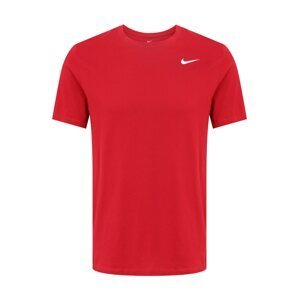 NIKE Funkční tričko  červená / bílá