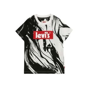LEVI'S Tričko  bílá / černá / červená