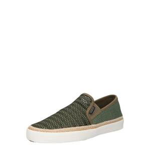 SCOTCH & SODA Slip on boty 'IZOMI'  khaki / trávově zelená