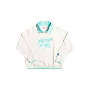 QUIKSILVER Mikina 'LENORA'  aqua modrá / bílá