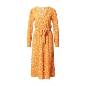 Monki Košilové šaty  oranžová / bílá