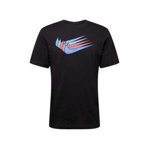 Nike Sportswear Tričko  modrá / světlemodrá / korálová / černá