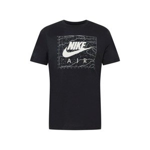 Nike Sportswear Tričko  černá / bílá