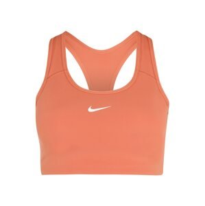 NIKE Sportovní podprsenka  oranžově červená / bílá