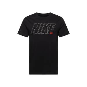 NIKE Funkční tričko  červená / černá / bílá