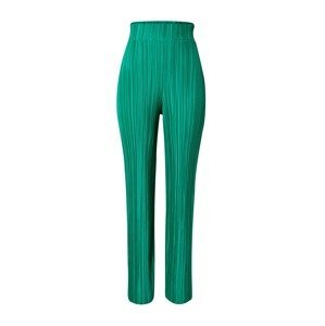 Warehouse Kalhoty 'Plisse Trouser'  trávově zelená