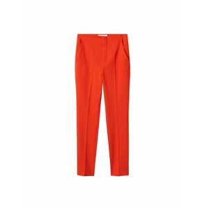 MANGO Kalhoty s puky 'Dora'  tmavě oranžová