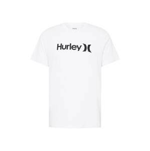 Hurley Funkční tričko  černá / bílá