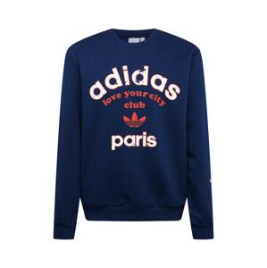 ADIDAS ORIGINALS Mikina 'Paris Collegiate City'  námořnická modř / červená / bílá