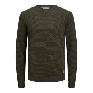 JACK & JONES Svetr 'ATLAS'  tmavě zelená