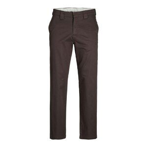 JACK & JONES Chino kalhoty 'Kane Pablo'  tmavě hnědá