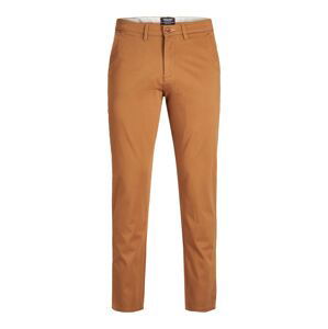 JACK & JONES Chino kalhoty  karamelová