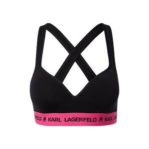 Karl Lagerfeld Podprsenka  černá / pink