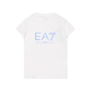 EA7 Emporio Armani Tričko  modrá / bílá