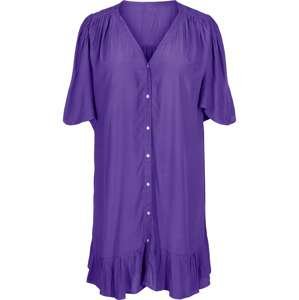 Zizzi Košilové šaty 'XGINA'  tmavě fialová