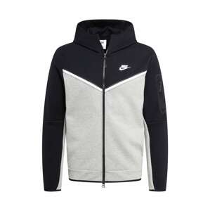 Nike Sportswear Mikina  šedý melír / černá / bílá