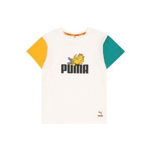 PUMA Tričko  bílá / mix barev