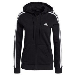 ADIDAS SPORTSWEAR Sportovní mikina  černá / bílá