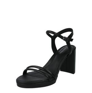 Calvin Klein Páskové sandály  černá