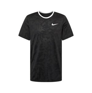 NIKE Funkční tričko  černá / bílá