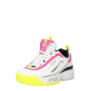 FILA Tenisky 'DISRUPTOR'  přírodní bílá / limone / pink / černá / stříbrná