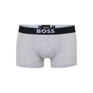 BOSS Black Boxerky  šedý melír / černá / šedá