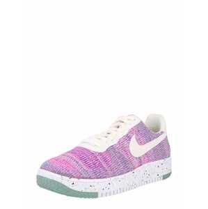 Nike Sportswear Tenisky 'Air Force 1 Crater'  zelená / tmavě fialová / pink / světle růžová / bílá