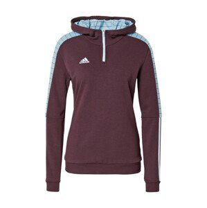 ADIDAS SPORTSWEAR Sportovní mikina  světlemodrá / burgundská červeň / černá