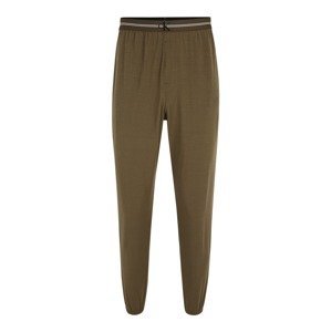 Calvin Klein Underwear Pyžamové kalhoty  olivová / černá / bílá