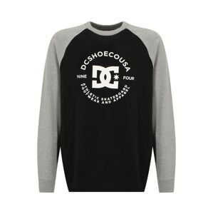 DC Shoes Sportovní mikina  šedý melír / černá / bílá