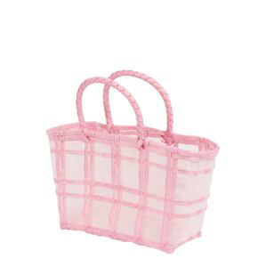 GLAMOROUS Nákupní taška  pink / průhledná