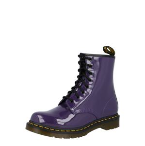 Dr. Martens Šněrovací kozačky  žlutá / tmavě fialová / černá