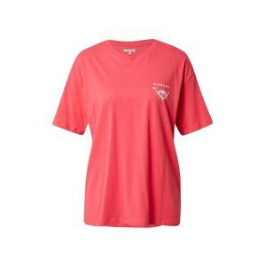 Hurley Funkční tričko 'OMEN'  pink / bílá