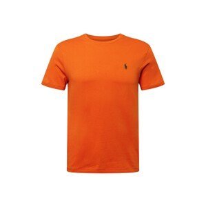 Polo Ralph Lauren Tričko  tmavě oranžová / tmavě zelená