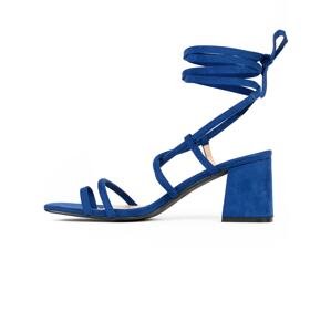 Celena Páskové sandály  kobaltová modř