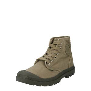 Palladium Šněrovací boty 'Pampa'  khaki / černá