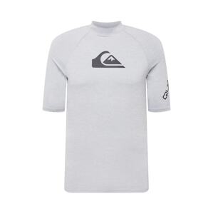 QUIKSILVER Funkční tričko 'ALL TIME'  černá / šedý melír