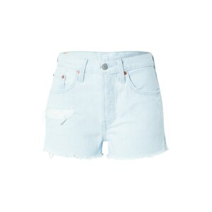 LEVI'S Džíny '501® ORIGINAL SHORT LIGHT INDIGO - WORN IN'  světlemodrá