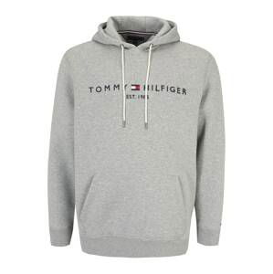 Tommy Hilfiger Big & Tall Mikina  noční modrá / šedý melír / červená / bílá