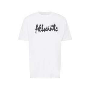AllSaints Tričko  černá / bílá