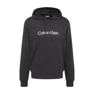 Calvin Klein Performance Sportovní mikina  černá / bílá