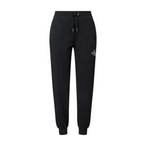 Calvin Klein Jeans Kalhoty  krémová / černá / bílá