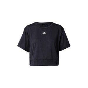 ADIDAS SPORTSWEAR Funkční tričko  černá / bílá