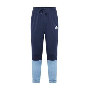 ADIDAS SPORTSWEAR Sportovní kalhoty  noční modrá / modrý melír / bílá